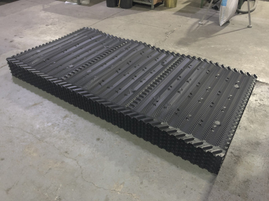 1250X2400mm वाटर कूलिंग टॉवर इन्फिल हैंगिंग टाइप पीवीसी शीट 16mm